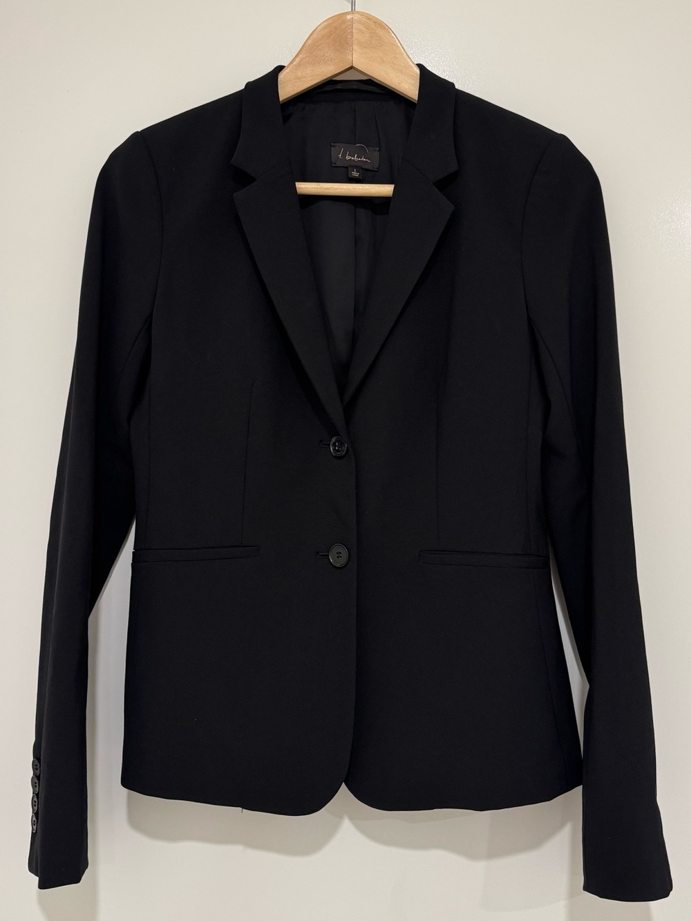 J. Babaton Aritzia Black Wool Fitted Blazer Size 2